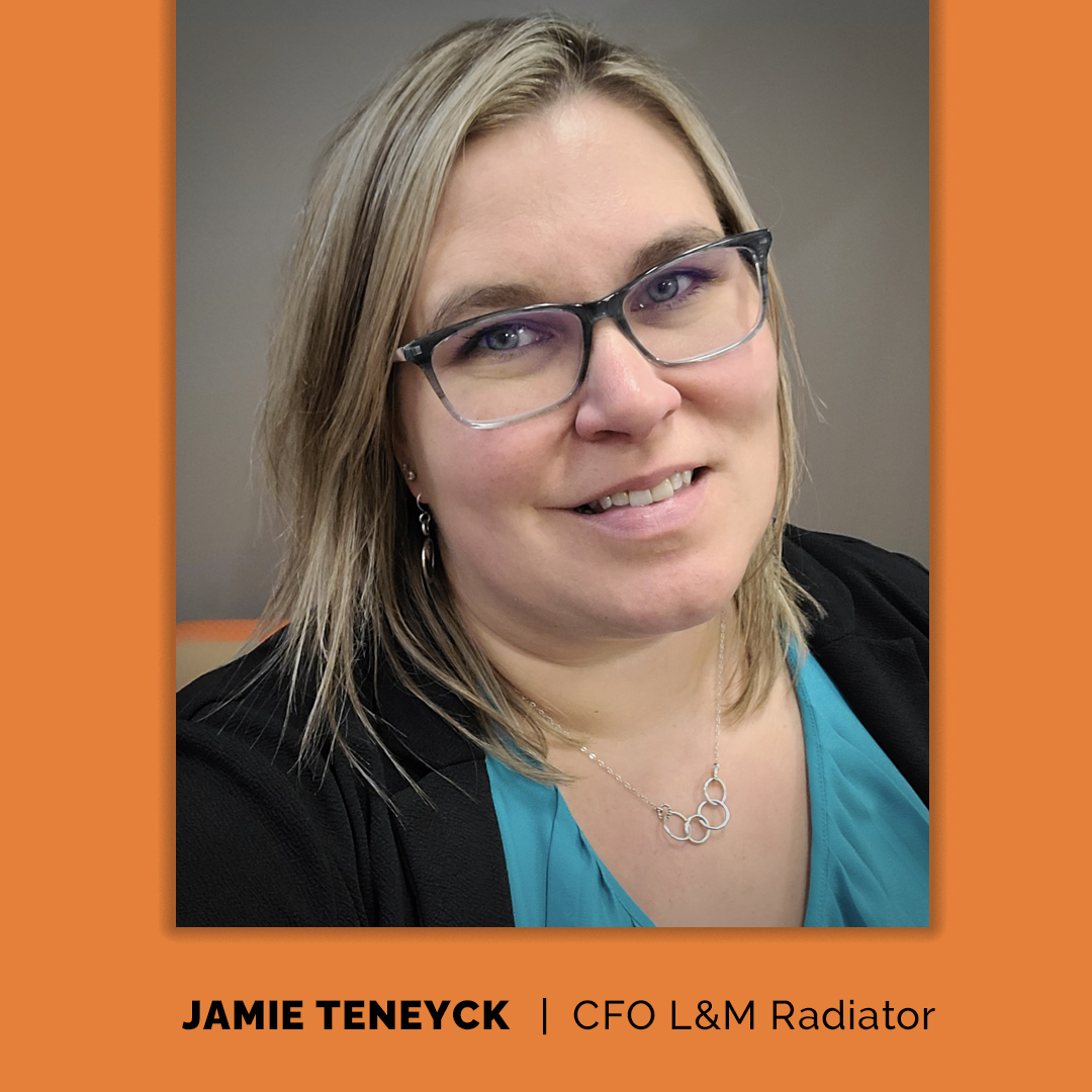 Headshot of Jamie TenEyck, CFO L&M Radiator
