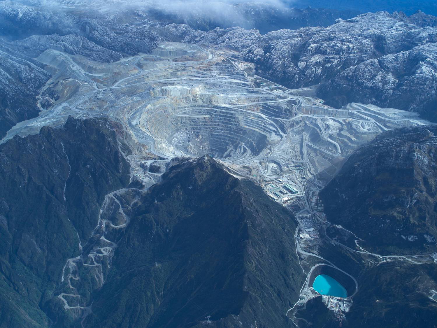 Grasberg Mine. Photo credit: Freeport McMoran.